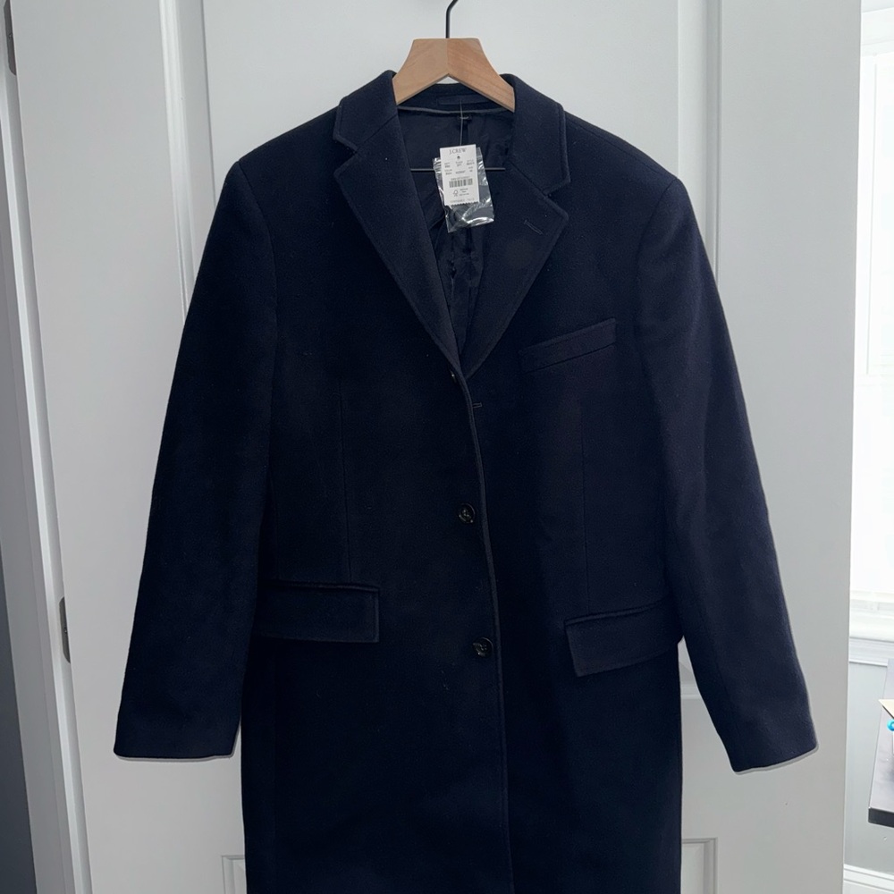 J Crew - Navy Cashmere Pea Coat